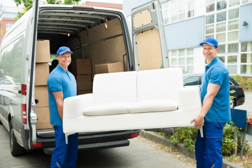 Office removals team planning a move in Bermondsey