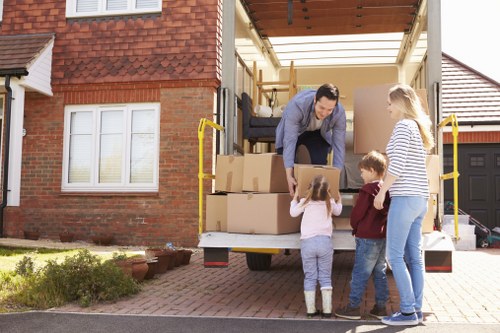 Bermondsey moving service with packing and transport equipment