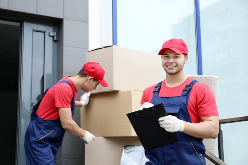 Removal van service team preparing a move in Bermondsey