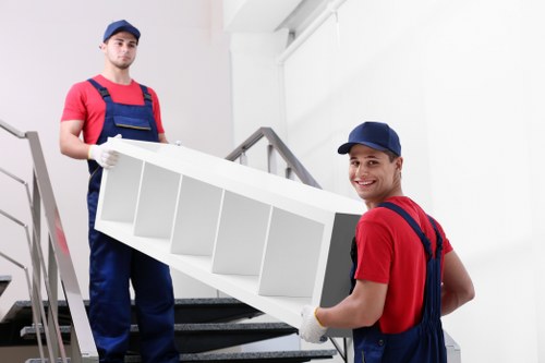 Organized removal van service supporting local relocations