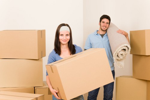 Unpacking service helping a local Bermondsey household settle in